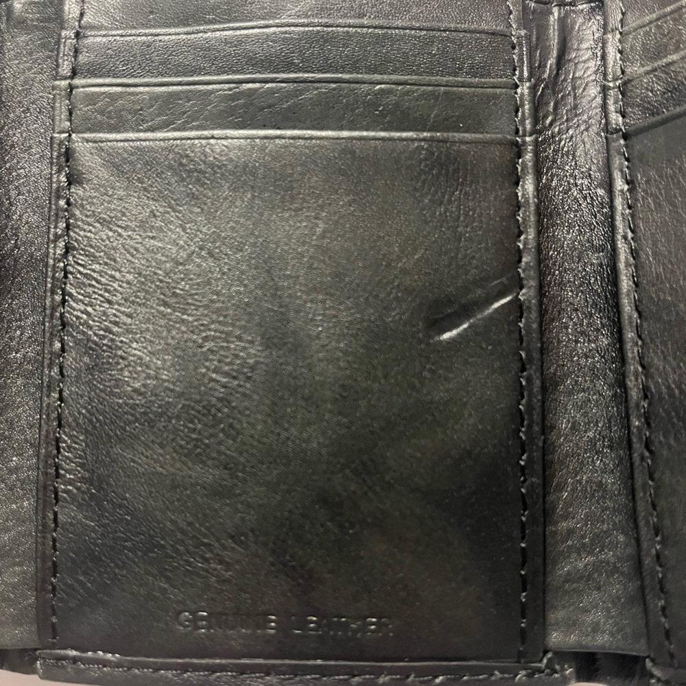 Dockers Black Trifold Leather Wallet - Picture 6 of 7